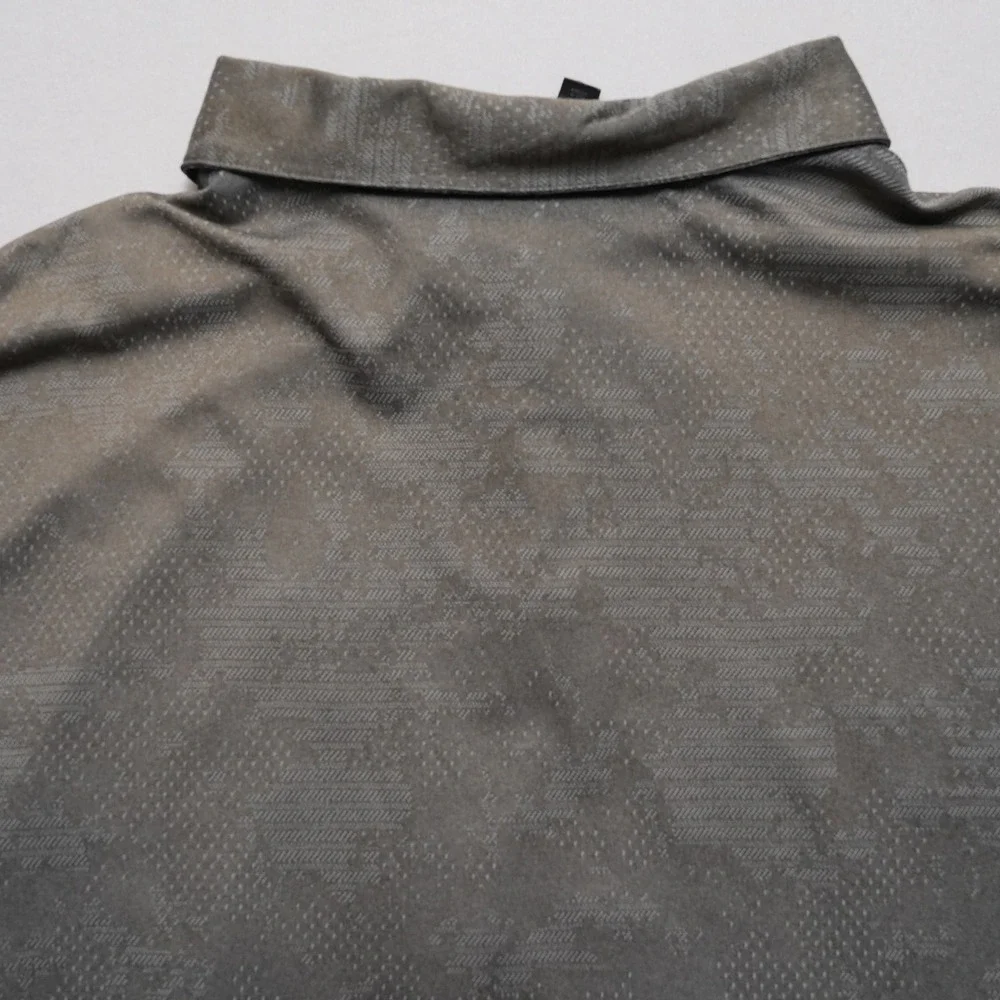 Adidas Primegreen Polo Shirt Mens 3XL Grey‎ Geometric Golf Athleisure